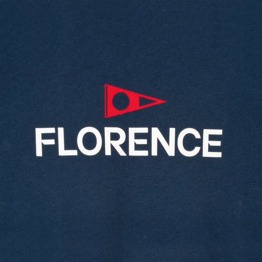 Color:Navy-Florence Logo Shirt