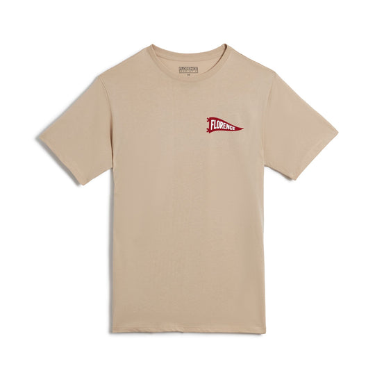 Color:Tan-Florence Pennant T-Shirt
