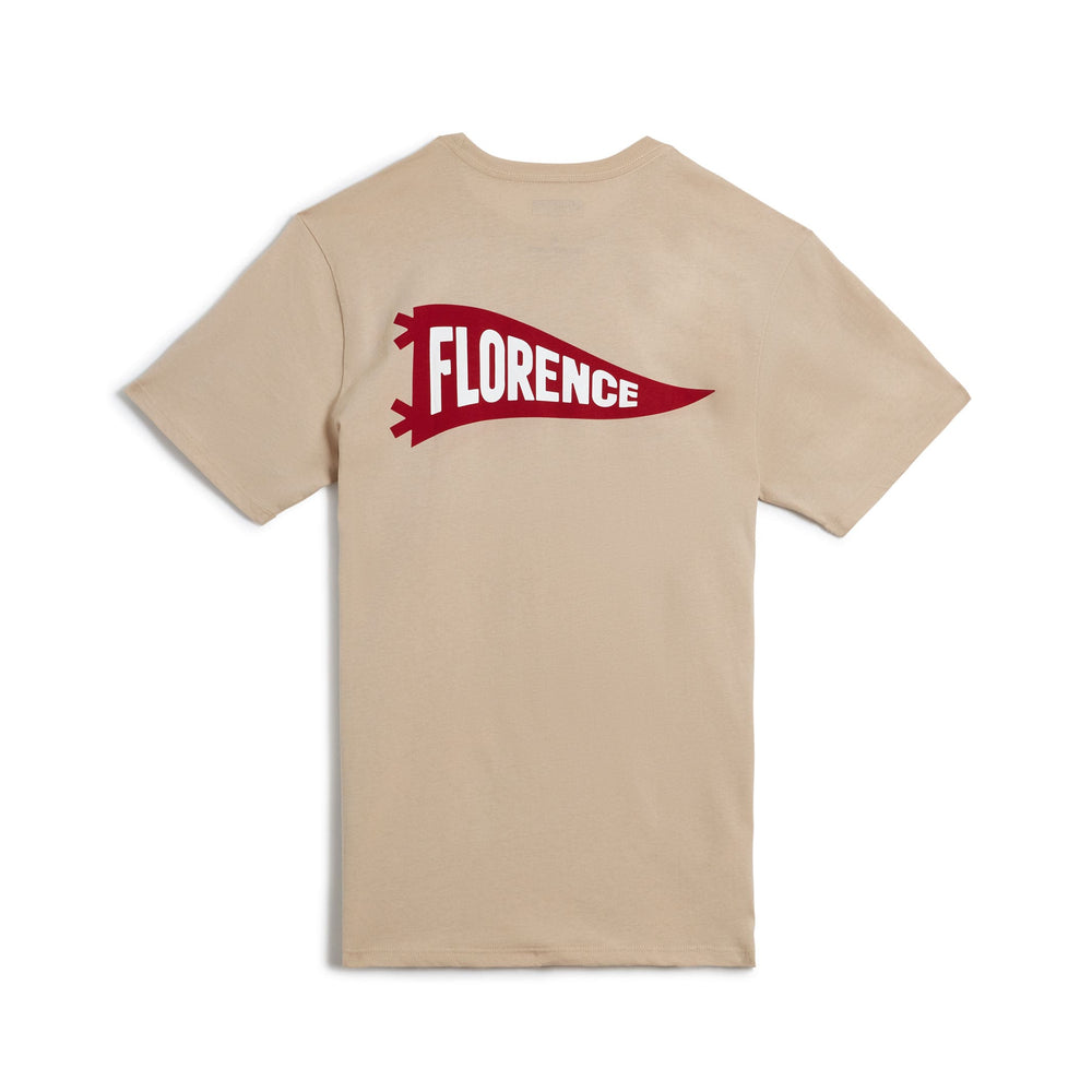 Color:Tan-Florence Pennant T-Shirt -alt