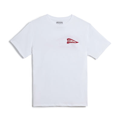 Color:White-Florence Pennant T-Shirt