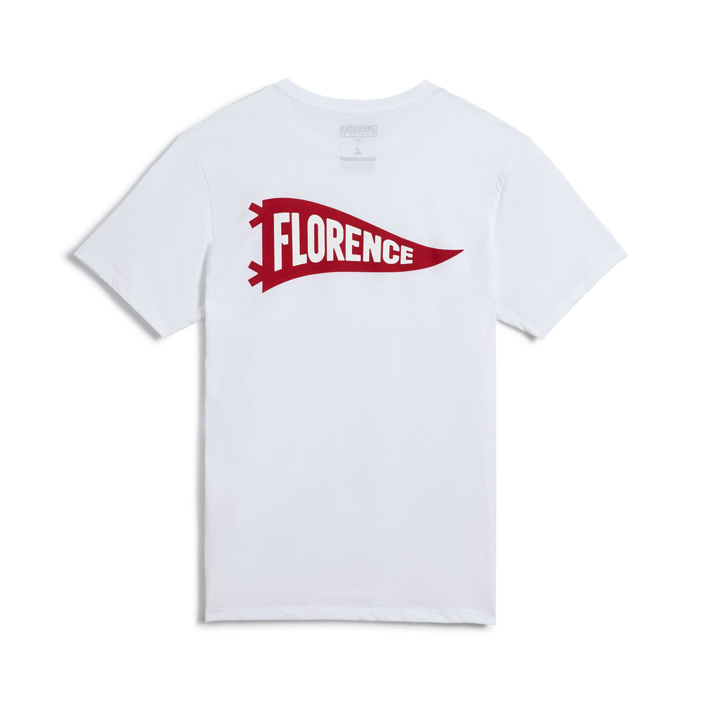 Color:White-Florence Pennant T-Shirt -alt