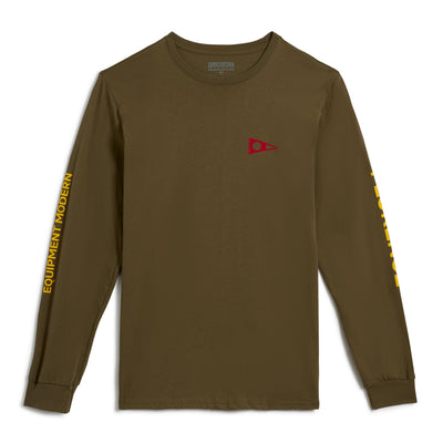 Color:Burnt Olive-Florence Formula Long Sleeve Shirt