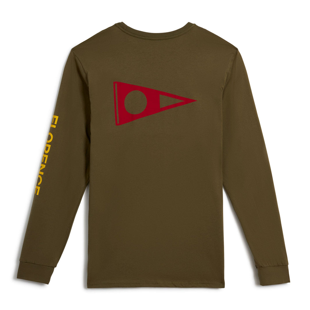 Color:Burnt Olive-Florence Formula Long Sleeve Shirt -alt