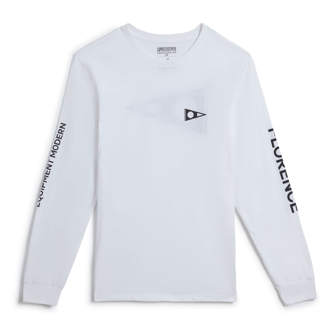 Color:White-Florence Formula Long Sleeve Shirt