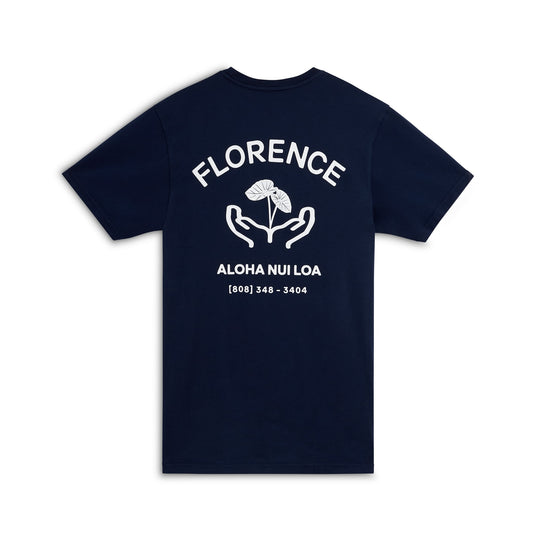 Color:Navy-Florence Taro of Life T-Shirt  -alt