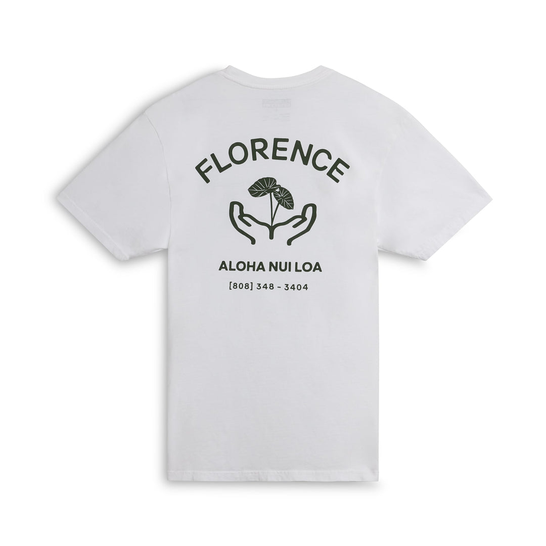 Color:White-Florence Taro of Life T-Shirt  -alt