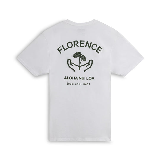 Color:White-Florence Taro of Life T-Shirt  -alt