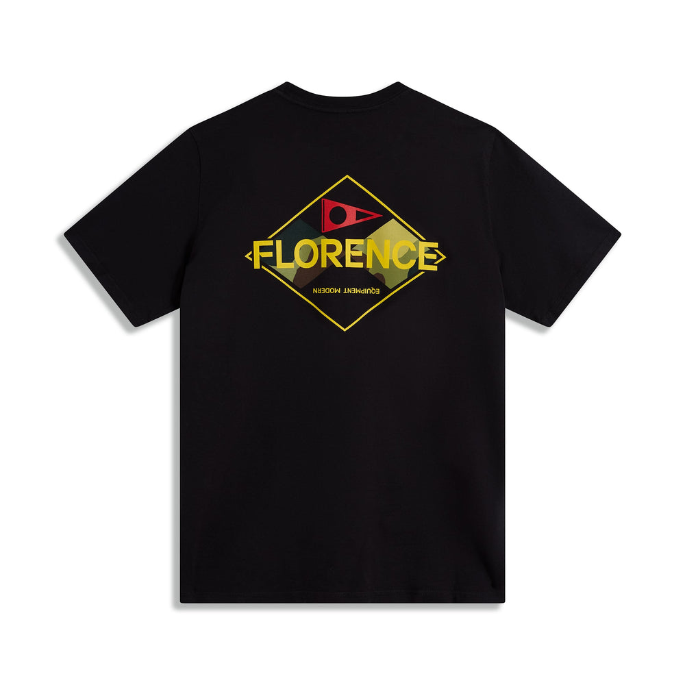 Color:Black-Florence Camo Logo T-Shirt -alt