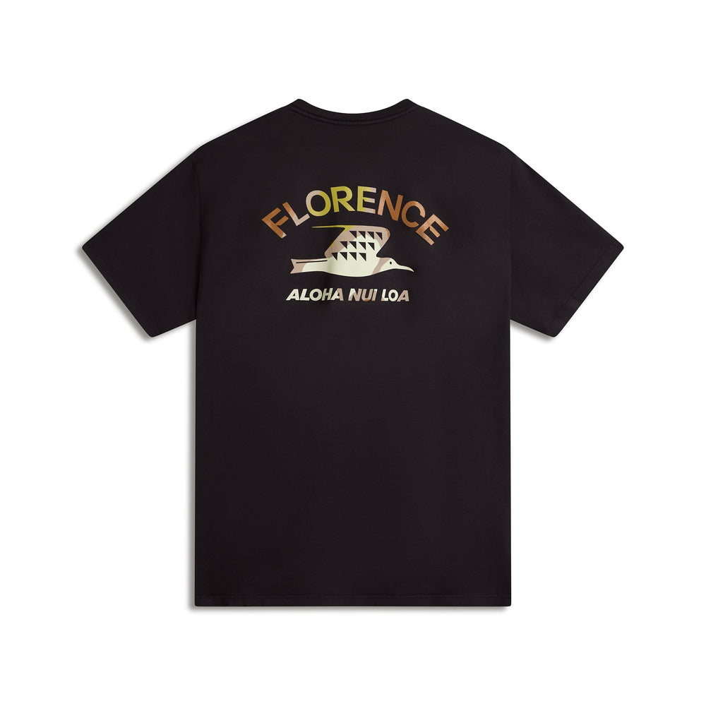 Color:Black-Florence Iwa Nui Loa T-Shirt -alt