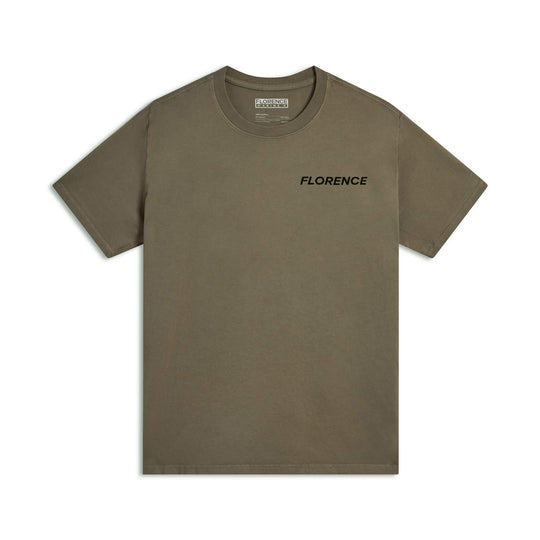Color:Moss Grey-Florence Kam Butterfly T-Shirt -alt