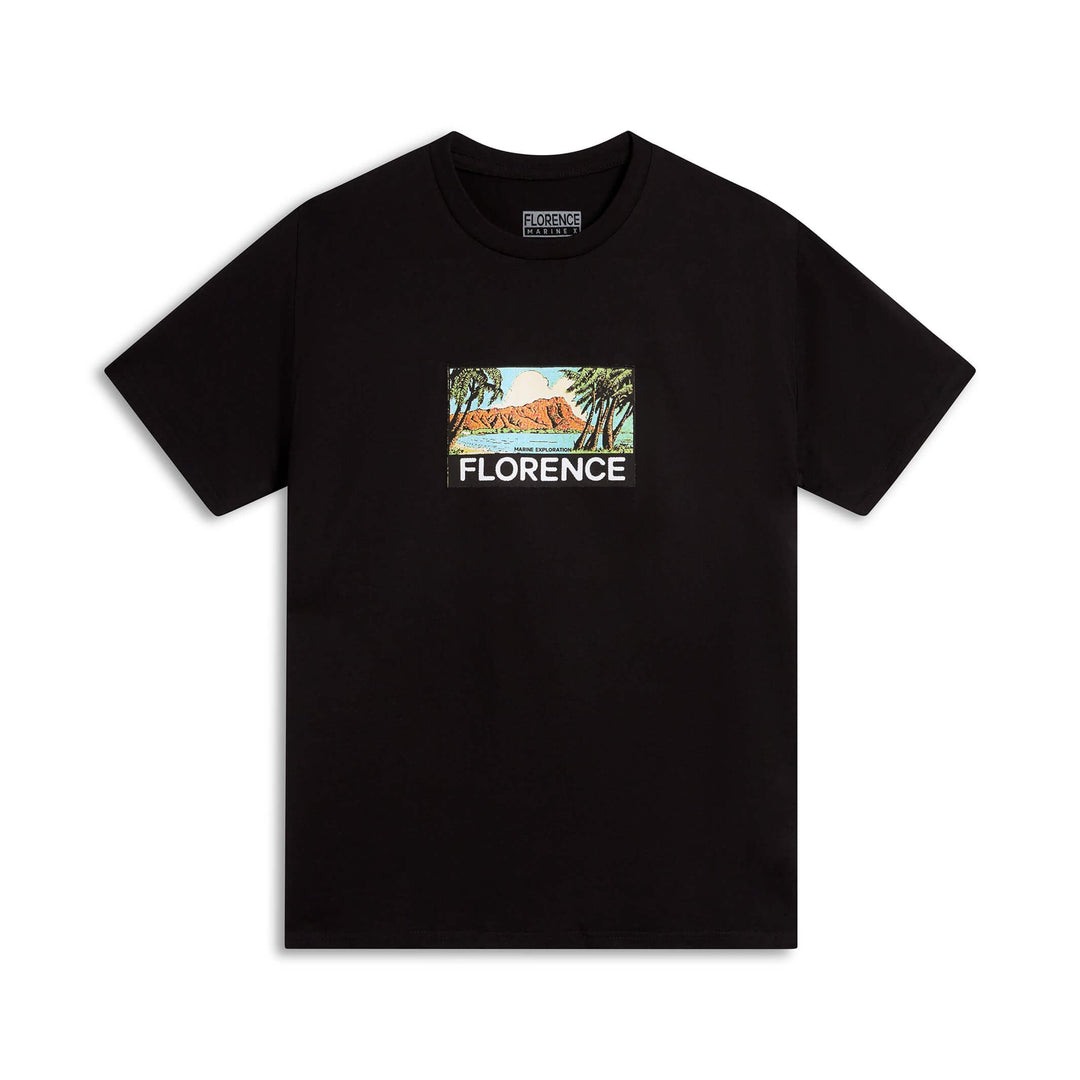 Color:Black-Florence Postcard T-Shirt