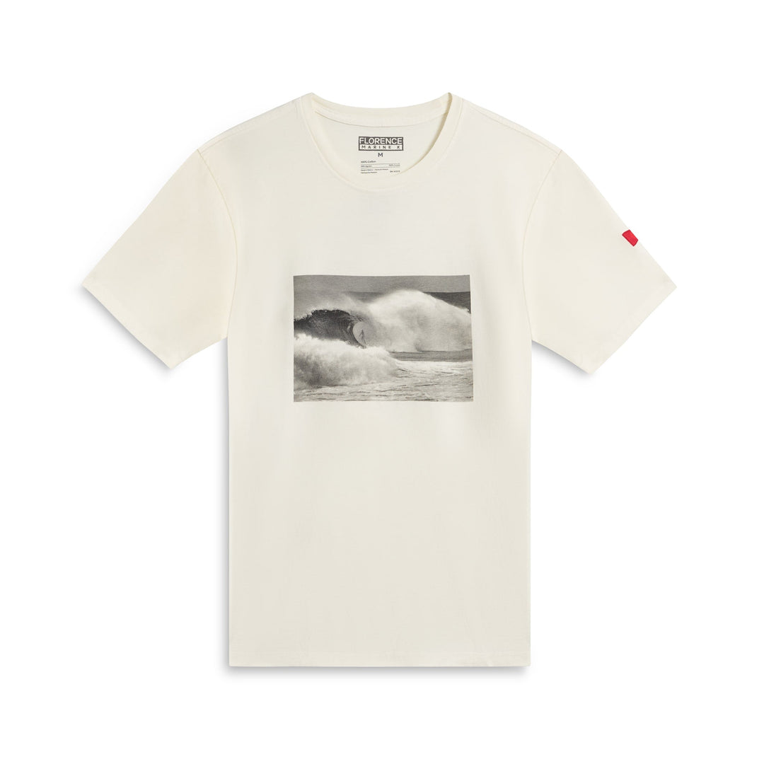 Color:Off White-Florence Arto Saari Barrel T-Shirt