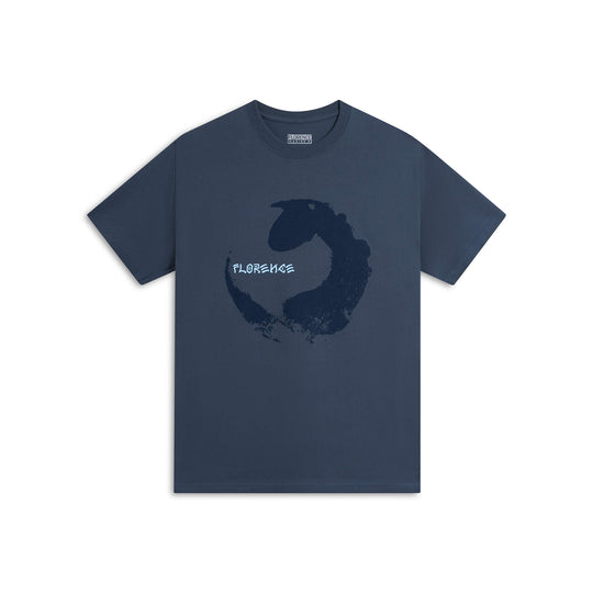 Color:Navy-Florence C.R. Stecyk T-Shirt