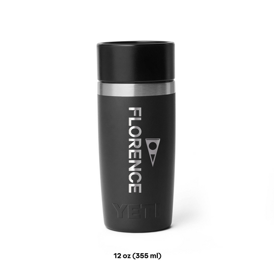 Color:Black-Yeti x Florence Marine X Rambler 12 oz Bottle with Commuter Cap