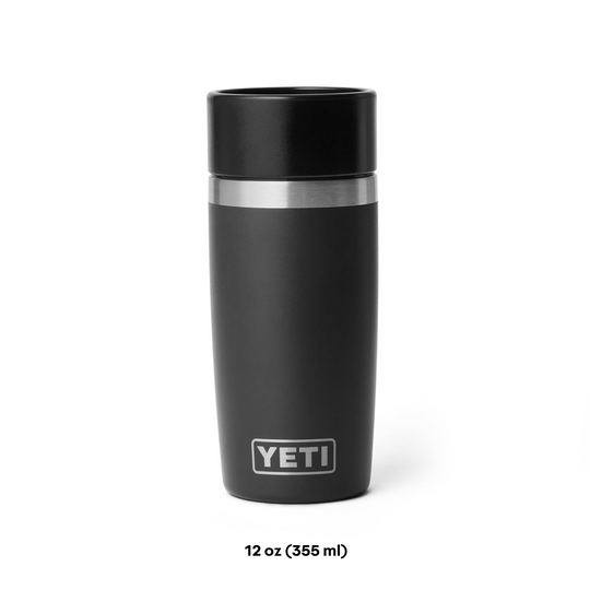 Color:Black-Yeti x Florence Marine X Rambler 12 oz Bottle with Commuter Cap