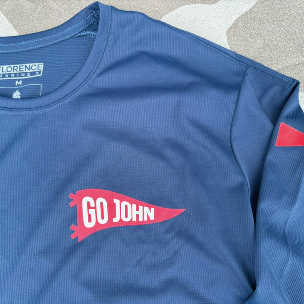 Color:Dark Navy1-Florence Airtex Long Sleeve Shirt -alt