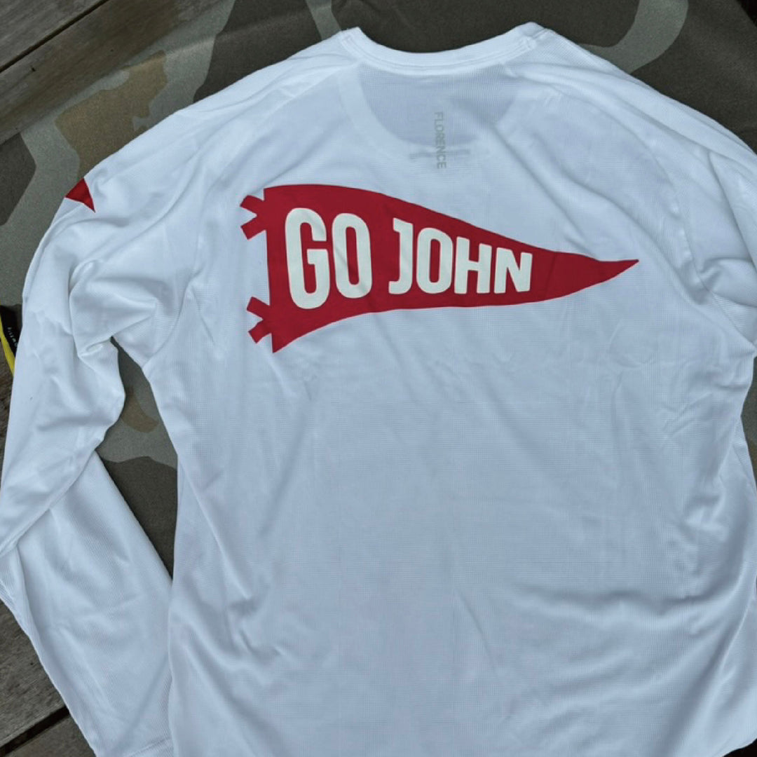 Color:White1-Florence Airtex Long Sleeve Shirt