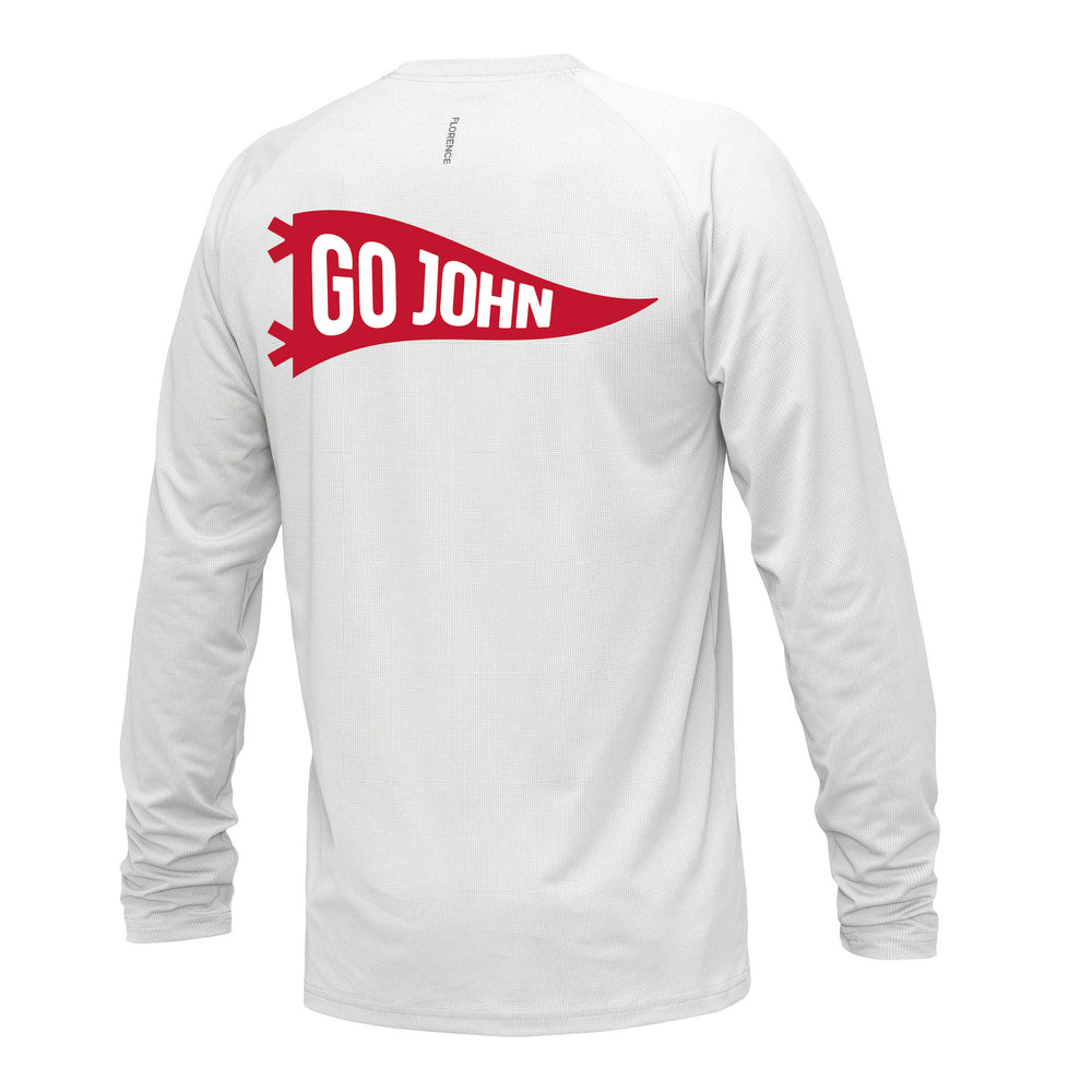 Color:White1-Florence Airtex Long Sleeve Shirt -alt