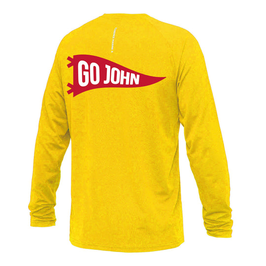 Color:Yellow-Florence Airtex Long Sleeve Shirt