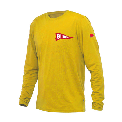 Color:Yellow-Florence Airtex Long Sleeve Shirt