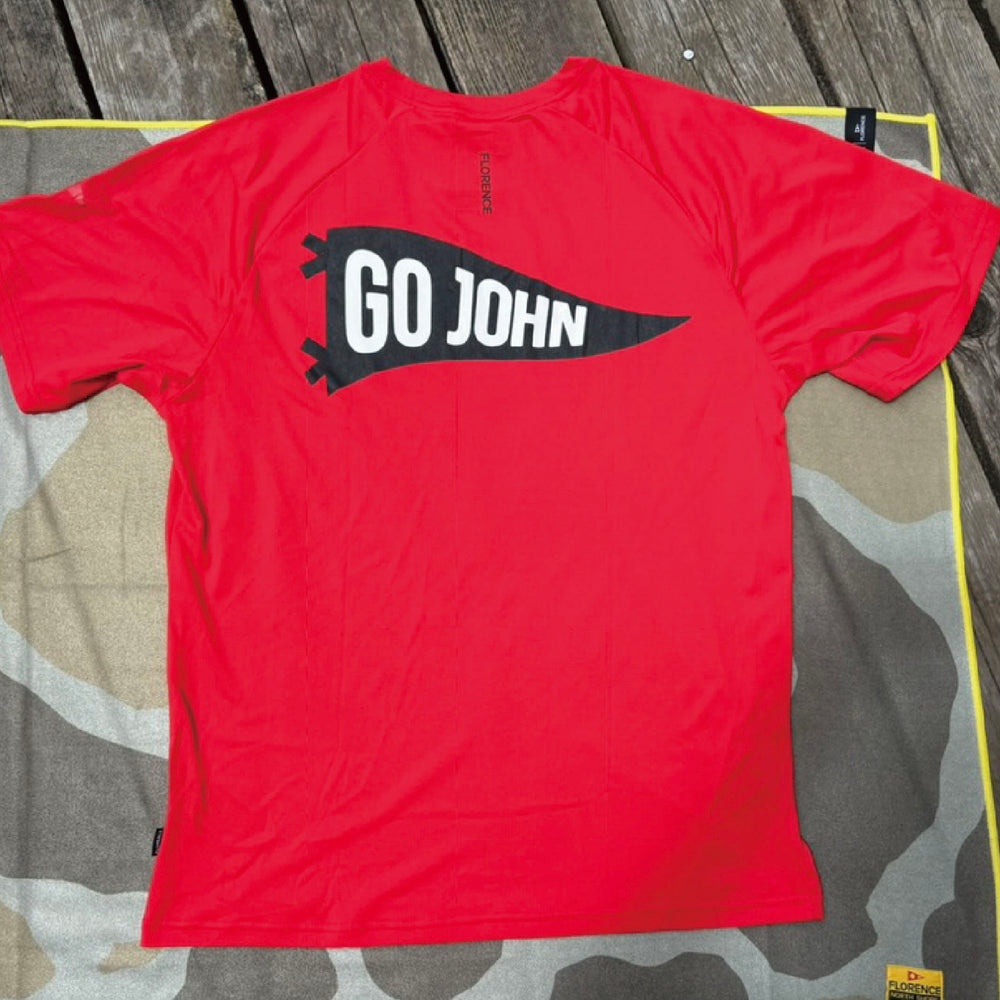 Color:Red-Florence Short Sleeve Trainer Shirt Go John -alt