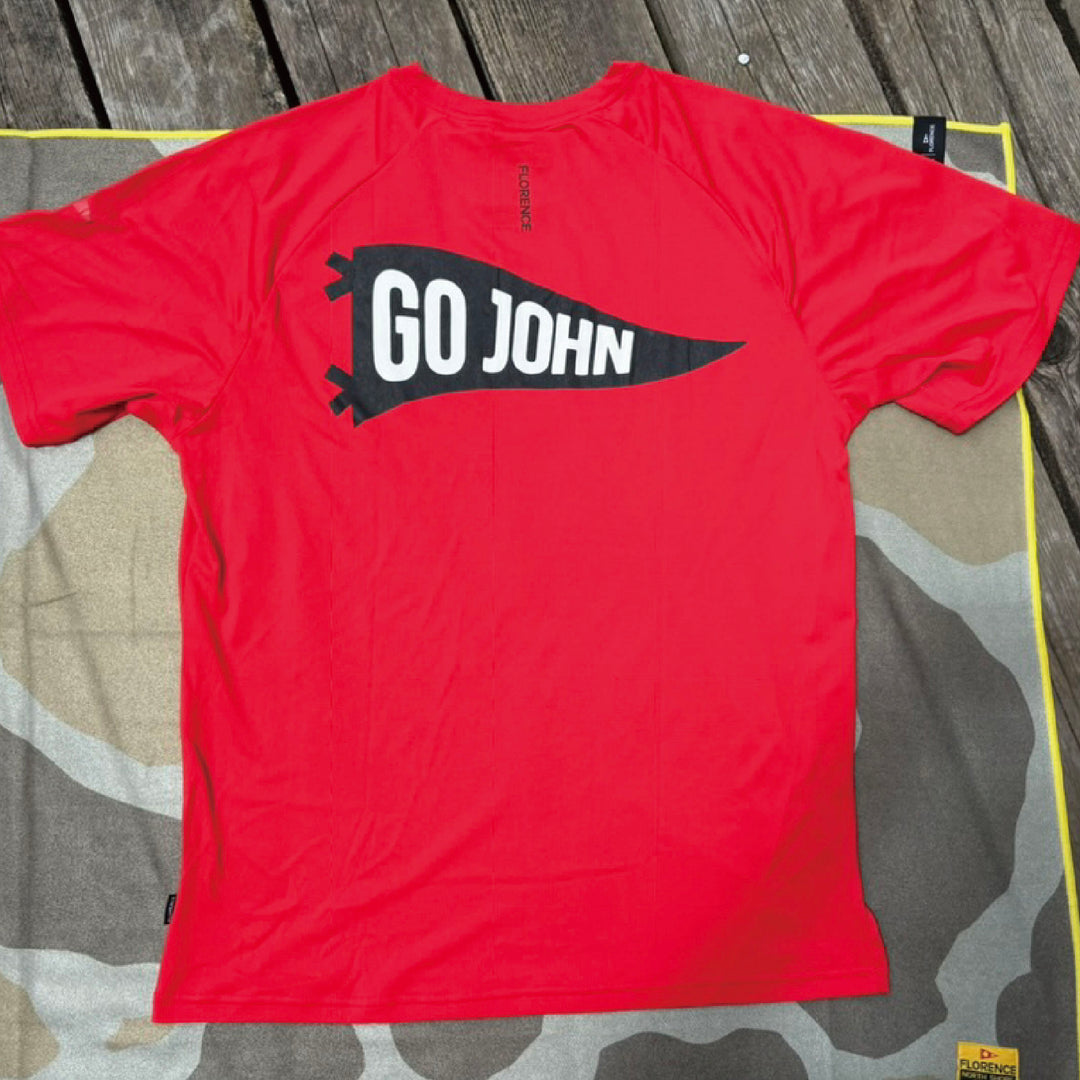 Color:Red-Florence Short Sleeve Trainer Shirt Go John -alt