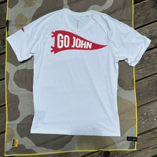Color:White-Florence Short Sleeve Trainer Shirt Go John
