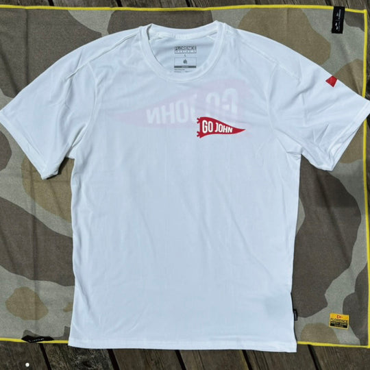 Color:White-Florence Short Sleeve Trainer Shirt Go John