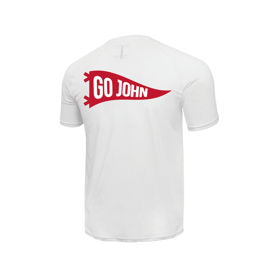 Color:White-Florence Short Sleeve Trainer Shirt Go John