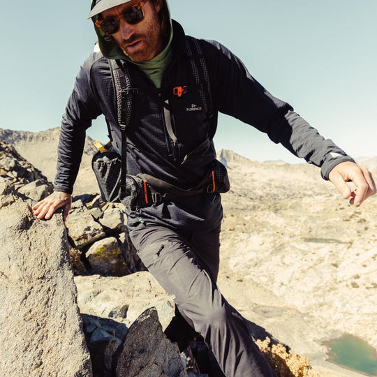 Color:Black-Florence Off Grid Fleece Half Zip