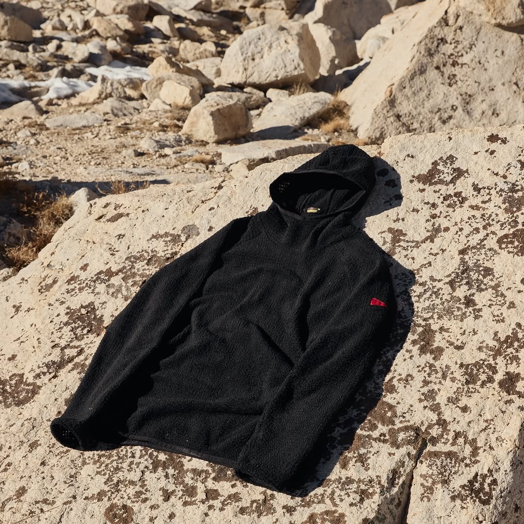 Color:Black-Polartec® Alpha Direct Hooded Fleece