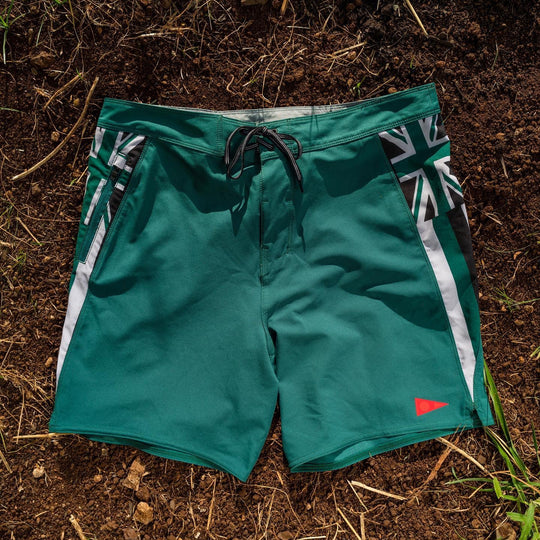 Color:Dark Emerald-Florence Marine X Pro Hawaii Boardshort