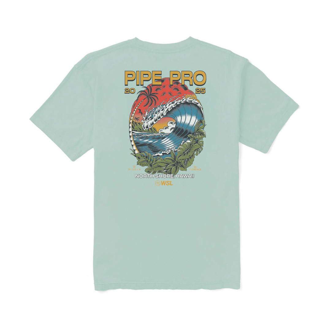 Color:Sea Foam-Florence Pipe Pro 2025 T-shirt