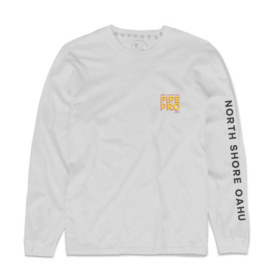 Color:White-Florence Pipe Pro JJF Long Sleeve Tee