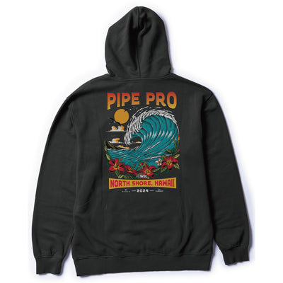 Color:Black-Florence Pipe Pro Poster Hoodie