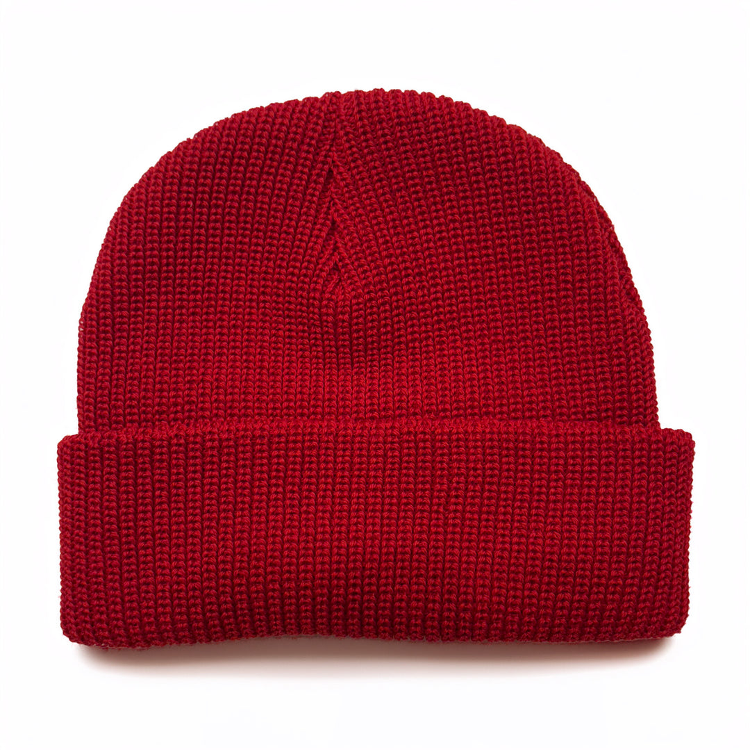 Color:Racing Red-Florence Burgee Wool Beanie -alt