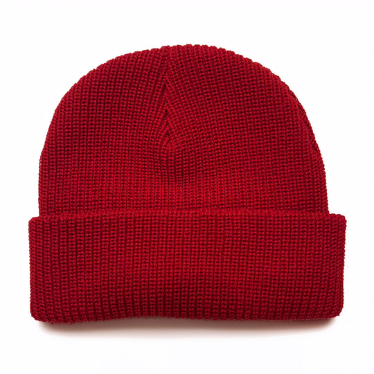 Color:Racing Red-Florence Burgee Wool Beanie -alt