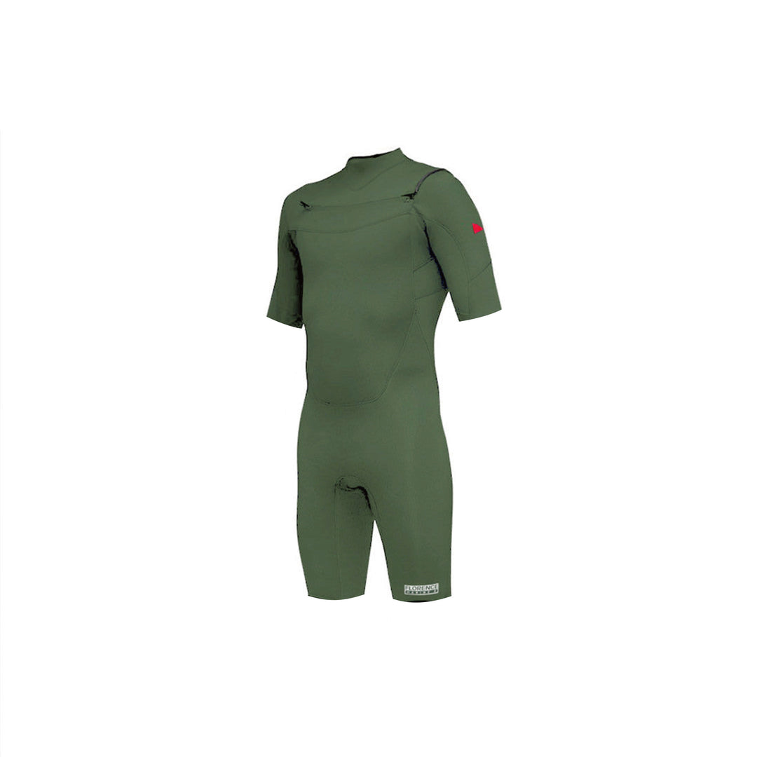 Color:Olive-Florence Men's Spring suit