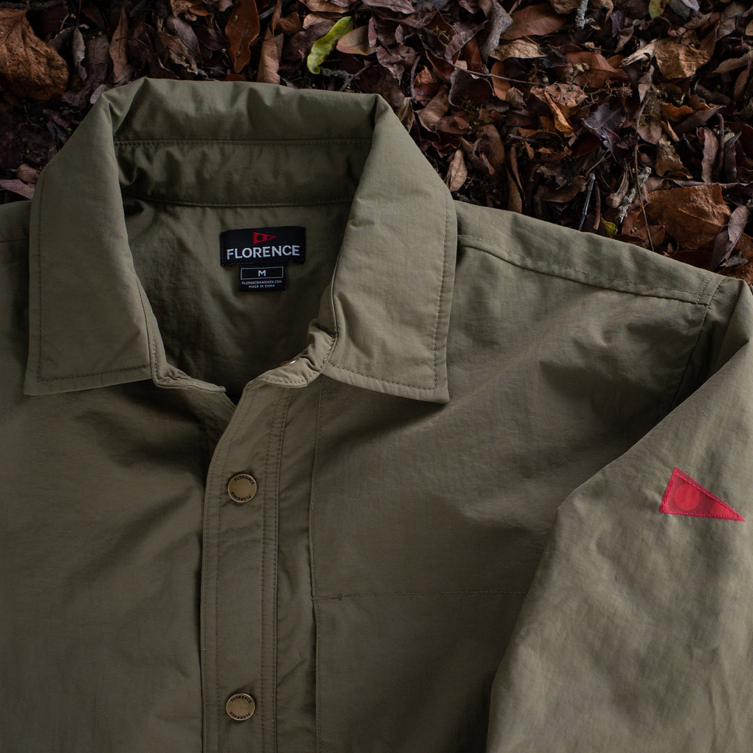 Color:Burnt Olive-Florence Wind Pro Utility Jacket 