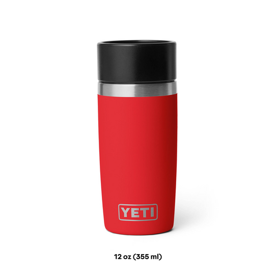 Color:Red-Yeti x Florence Marine X Rambler 12 oz Bottle with Commuter Cap
