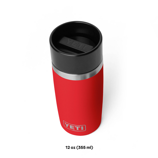 Color:Red-Yeti x Florence Marine X Rambler 12 oz Bottle with Commuter Cap