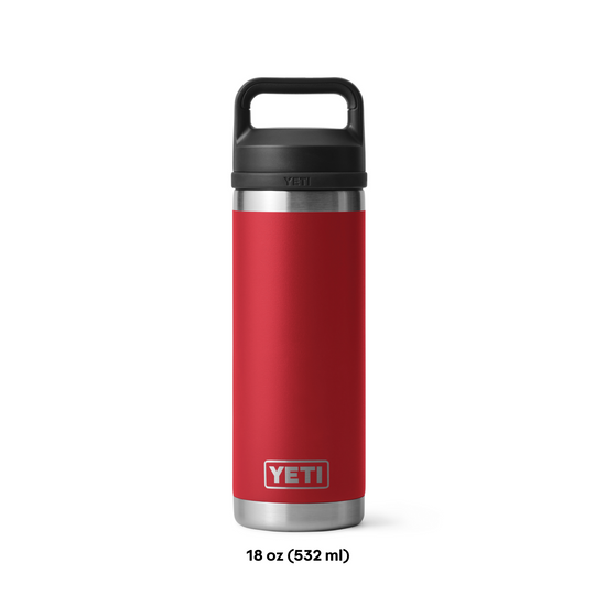 Color:Red-Yeti x Florence Marine X Rambler 18 oz Bottle with Chug Cap