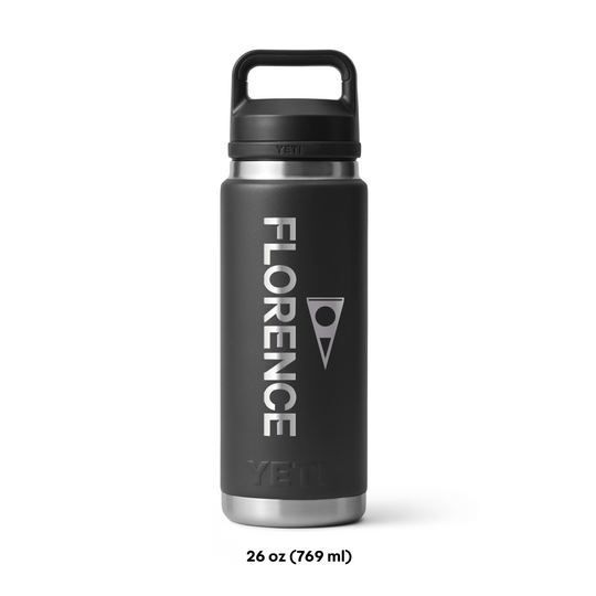 Color:Black-Yeti x Florence Marine X Rambler 26 oz Bottle with Chug Cap