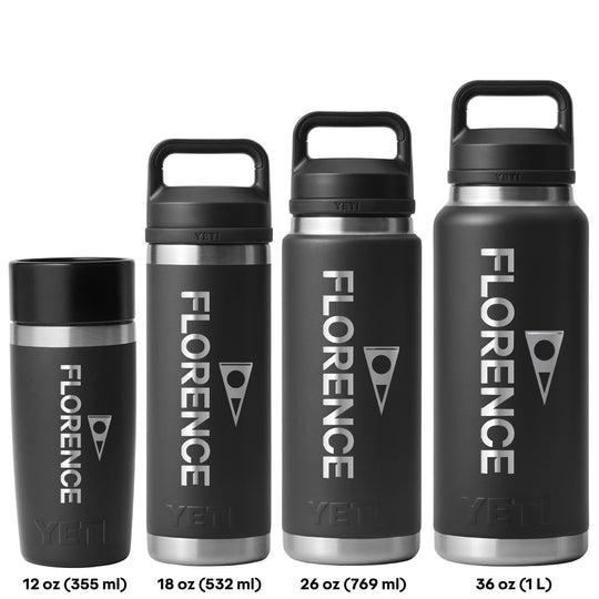Color:Black-Yeti x Florence Marine X Rambler 12 oz Bottle with Commuter Cap