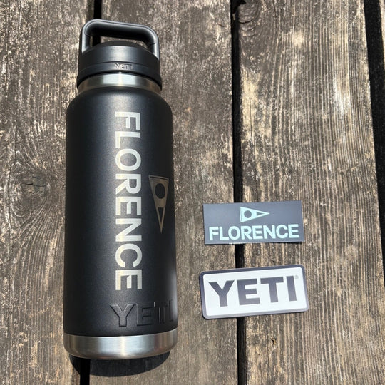 Color:Black-Yeti x Florence Marine X Rambler 36 oz Bottle with Chug Cap