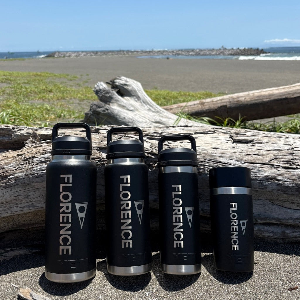 Color:Black-Yeti x Florence Marine X Rambler 36 oz Bottle with Chug Cap