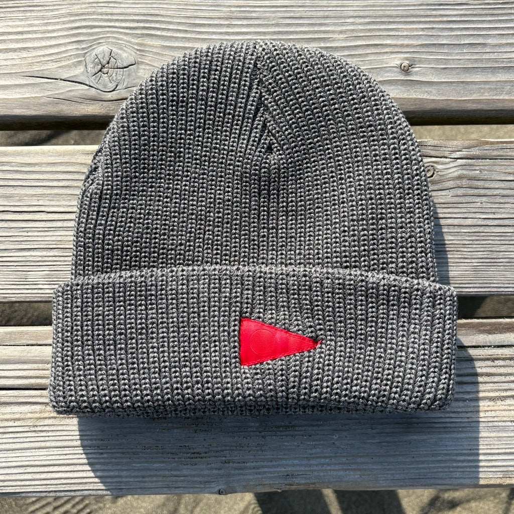 Color:Heather Grey-Florence Burgee Wool Beanie
