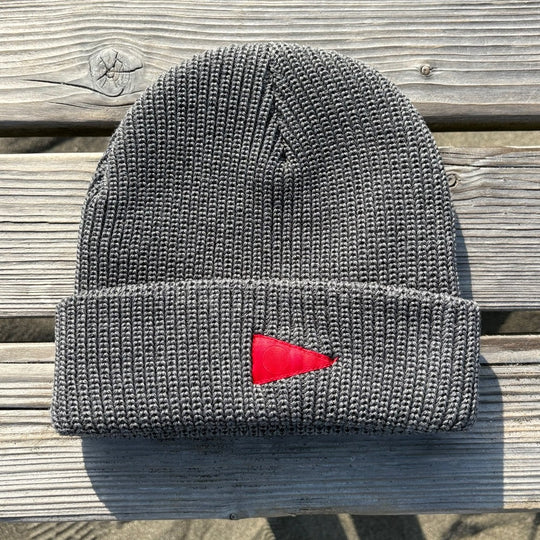 Color:Heather Grey-Florence Burgee Wool Beanie