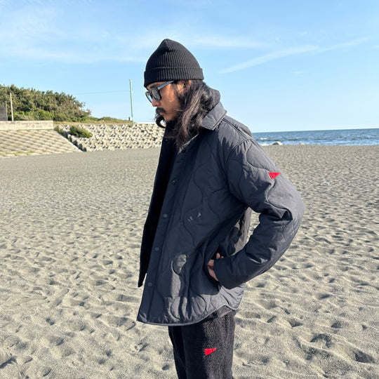 Color:Black-Florence Quilted Primaloft Jacket 