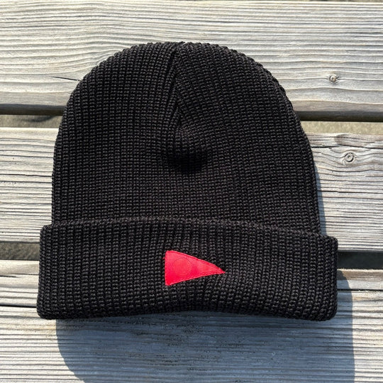 Color:Black-Florence Burgee Wool Beanie